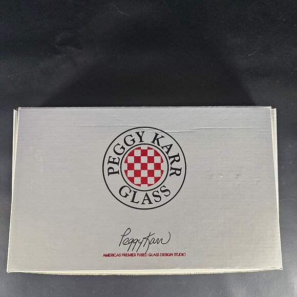 Peggy Karr, Christmas Eve 9.5" x 5.5"  Signed Holiday Plate In Box - Picture 9 of 12